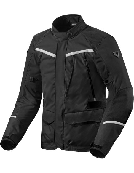 REVIT VOLTIAC 3 H2O CHAQUETA NEGRO PLATA