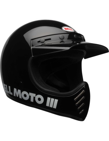 BELL MOTO-3 CLASSIC GLOSS BLACKOUT HELMET