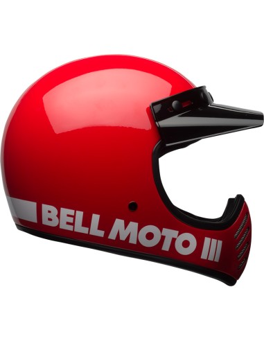CASCO BELL MOTO-3 CLASSIC GLOSS RED