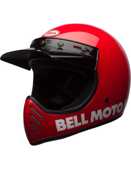 CASCO BELL MOTO-3 CLASSIC GLOSS RED