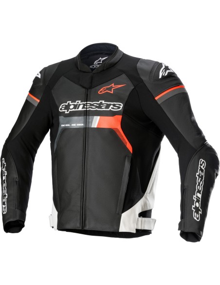 ALPINESTARS GP FORCE AIRFLOW JACKET BLACK WHITE RE