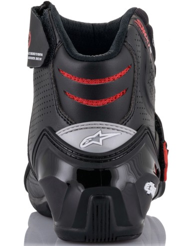 SCARPE ALPINESTARS SMX-1 R V2 VENTED BLACK RED