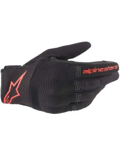 GANTS ALPINESTARS CUIVRE NOIR ROUGE FLUO