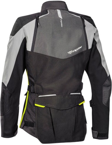 DAMENJACKE IXON BALDER WP SCHWARZ GRAU GELB
