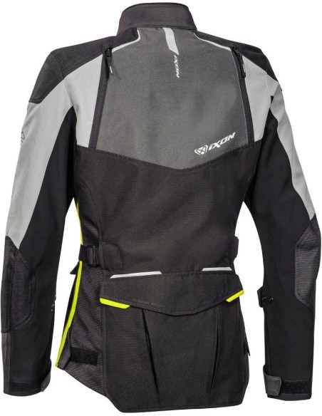 DAMENJACKE IXON BALDER WP SCHWARZ GRAU GELB