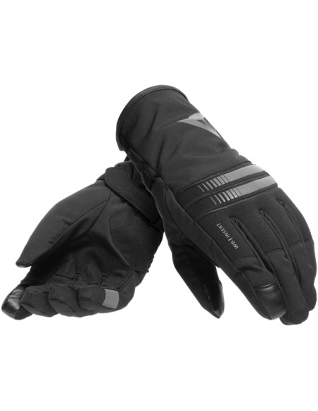 DAINESE PLAZA 3 D-DRY SCHWARZ ANTHRAZIT DAMENHANDSCHUHE