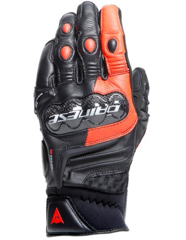 GUANTI DAINESE CARBON 4 SHORT NERO ROSSO