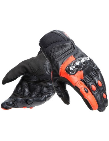 GUANTI DAINESE CARBON 4 SHORT NERO ROSSO