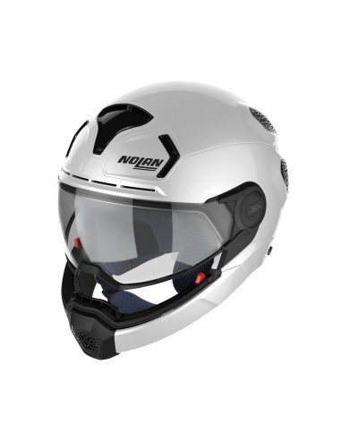 NOLAN N 30 4 T KLASSISCH METALL WEISS HELM
