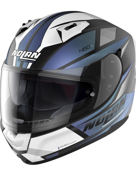 CASCO NOLAN N60 6 DOWNSHIFT NERO BLU