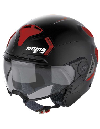 CASQUE NOLAN N 30 4 T INCEPTION NOIR ROUGE