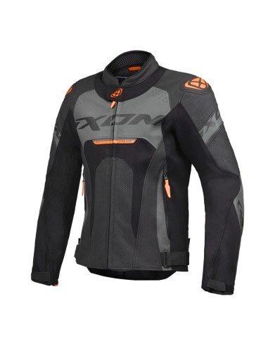 GIACCA IXON JACKAL NERO ANTRACITE ARANCIO