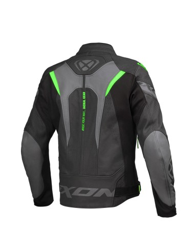 CHAQUETA IXON JACKAL NEGRO ANTRACITA VERDE