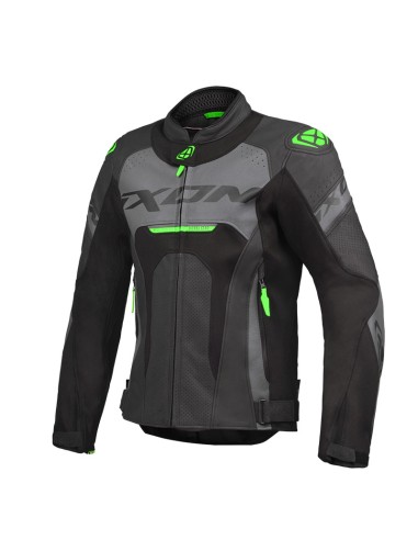 GIACCA IXON JACKAL NERO ANTRACITE VERDE