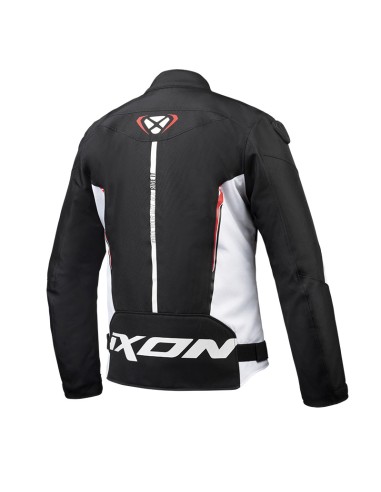 IXON CURB JACKET NEGRO BLANCO ROJO