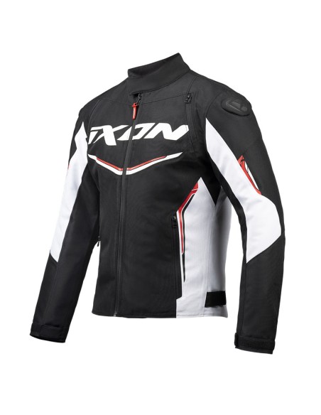 IXON CURB JACKET NEGRO BLANCO ROJO