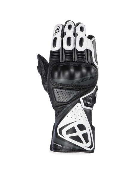 GUANTES IXON GP5 AIR NEGRO BLANCO