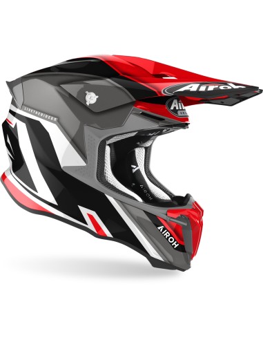 AIROH TWIST 2.0 SHAKEN RED GLOSS HELMET
