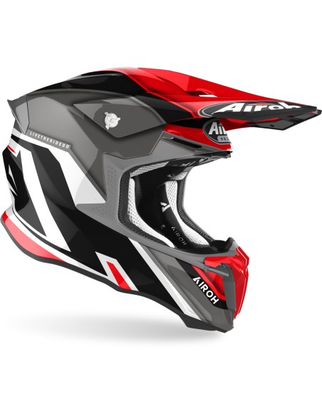 CASCO AIROH TWIST 2.0 SHAKEN RED GLOSS