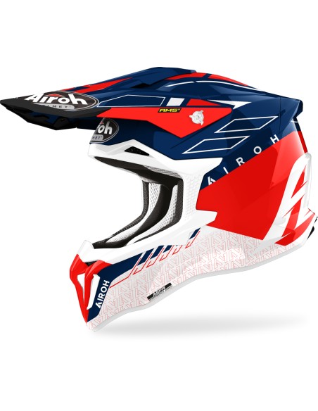 CASCO AIROH STRYCKER SKIN ROJO BRILLO