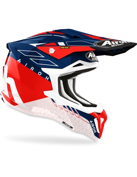 HELMET AIROH STRYCKER SKIN RED GLOSS