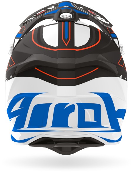 CASCO AIROH STRYCKER PIEL AZUL MATE
