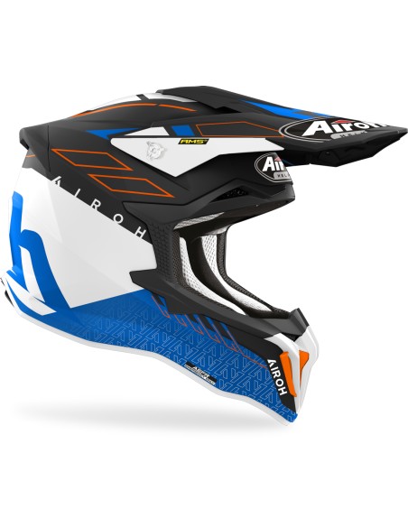 CASCO AIROH STRYCKER PIEL AZUL MATE