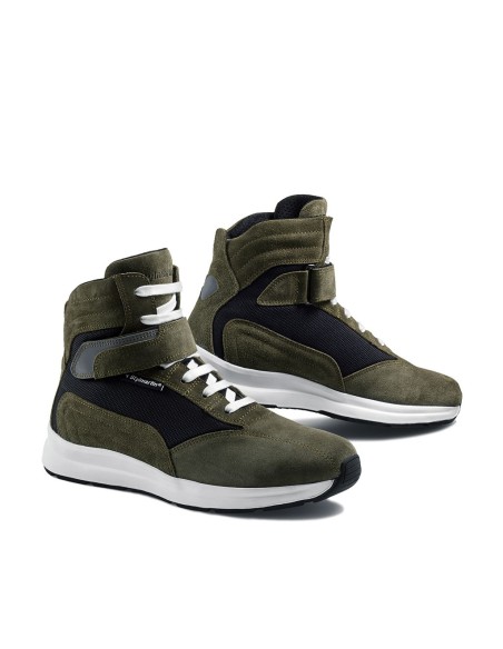 STYLMARTIN SHOES AUDAX WP BLACK MILITARY GREEN