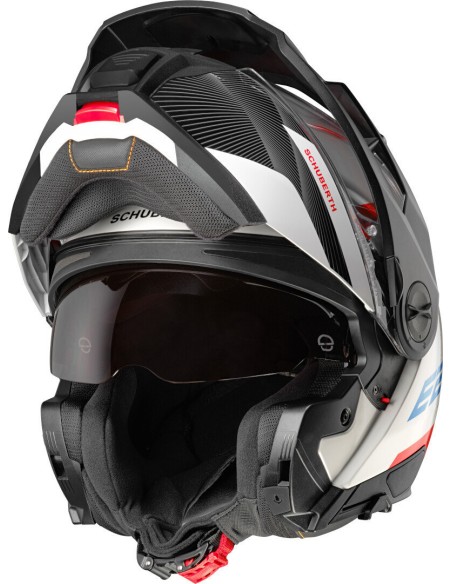SCHUBERTH E2 DEFENDER WHITE GLOSS HELMET