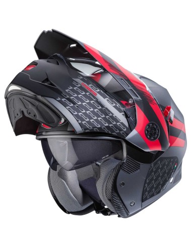 CABERG TOURMAX X SARABE MATT BLACK RED HELMET