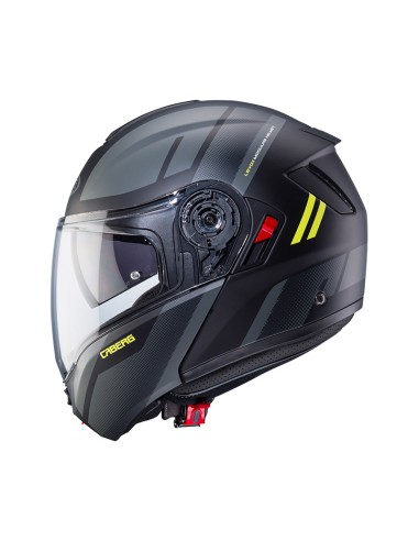CABERG LEVO X MANTA MATT BLACK ANTHRA YELLOW HELMET