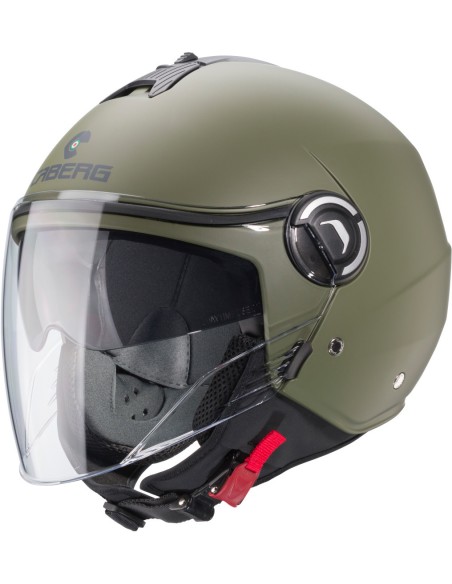 CASCO CABERG RIVIERA V4X VERDE MILITAR MATE