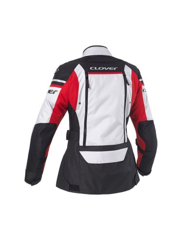 CHAQUETA SEÑORA CLOVER OUTLAND-2 WP GRIS ROJA