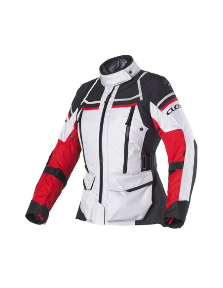 GIACCA DONNA CLOVER OUTLAND-2 WP GRIGIO ROSSO