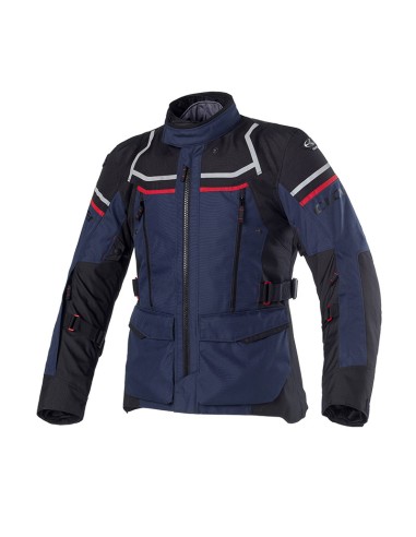 GIACCA DONNA CLOVER OUTLAND-2 WP NAVY ROSSO