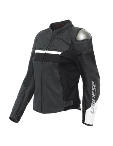 DAINESE DAMENJACKE RAPIDO SCHWARZ WEISS