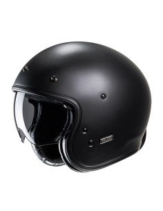 HJC V31 FLACH SCHWARZER HELM