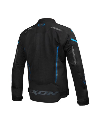 IXON STRIKER AIR JACKET BLACK ANTHRACITE BLUE