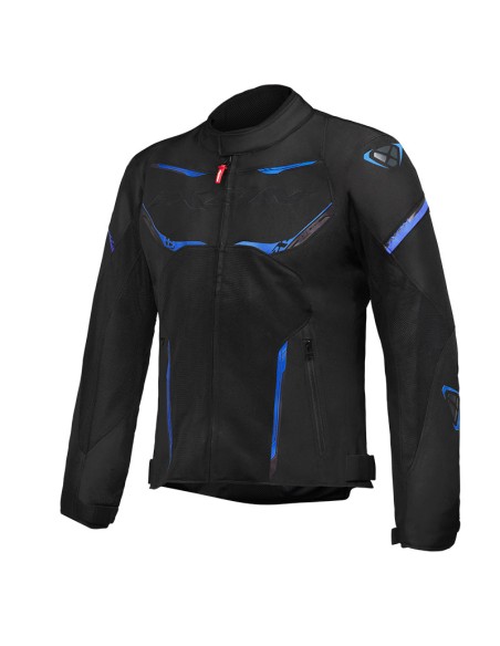 IXON STRIKER AIR JACKET BLACK ANTHRACITE BLUE