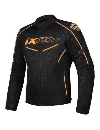 GIACCA IXON FLICKER NERO ARANCIO