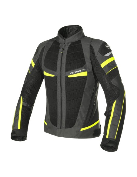 WOMEN'S CLOVER RAINJET-2 WP JACKET GRAPHITE YELLOW