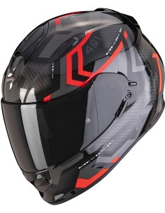 SKORPION EXO 491 SPIN SCHWARZ ROT HELM