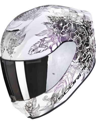 SCORPION EXO 391 DREAM WHITE CHAMELEON HELMET
