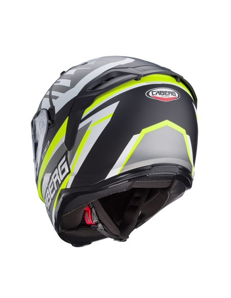CASCO CABERG AVALON X KIRA NEGRO MATE GRIS AMARILLO