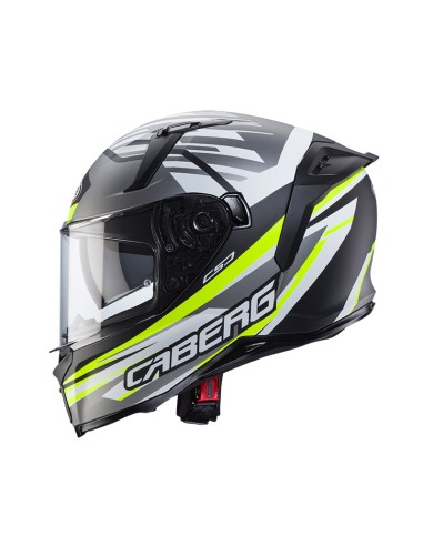 CASCO CABERG AVALON X KIRA NEGRO MATE GRIS AMARILLO