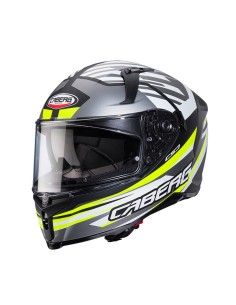 CASCO CABERG AVALON X KIRA NEGRO MATE GRIS AMARILLO