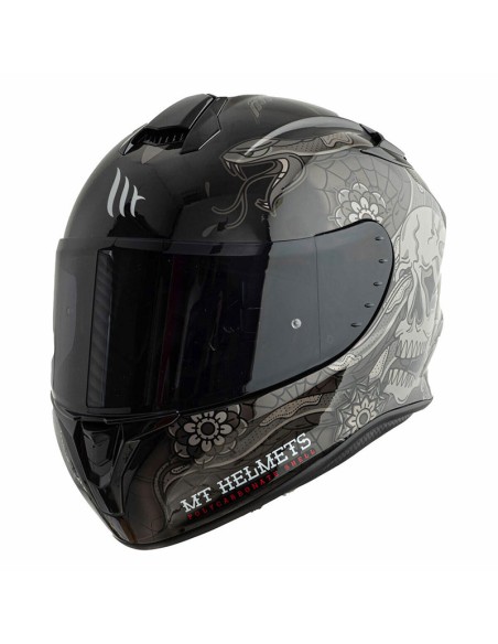 MT TARGO DAGGER BLACK HELMET