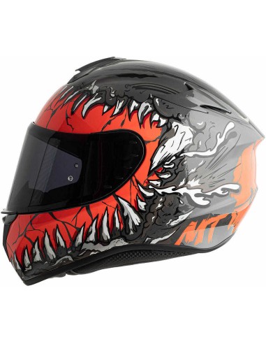 MT TARGO KRAKEN GRAU ROT HELM