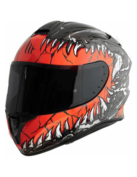 CASCO MT TARGO KRAKEN GRIS ROJO