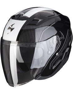 CASCO SCORPION EXO 230 CONDOR NEGRO BLANCO